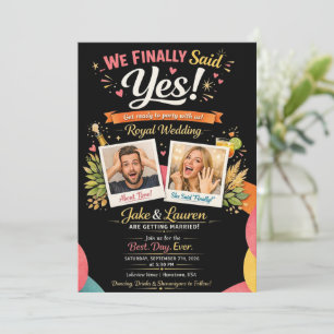 Der Anfang von Forever   Elegante Luxus-Hochzeit Einladung