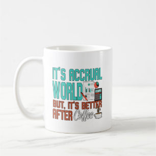 Der angehäufte Weltbuchhalter Kaffeetasse