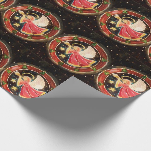Der Angel der guten Nachrichten Geschenkpapier (Ecke)