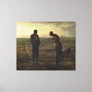 Der Angelus von Jean-François Millet Leinwanddruck