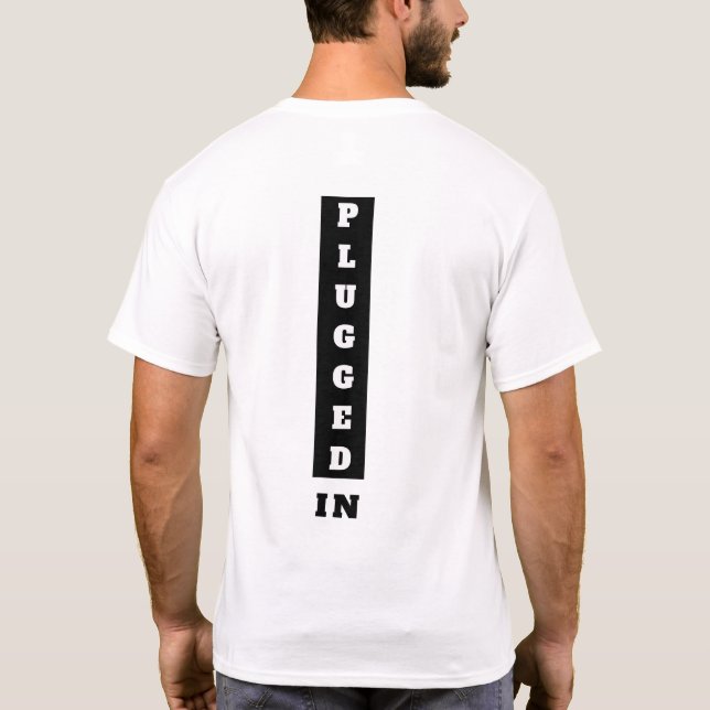 Der angeschlossenen der grundlegende T - Shirt (Rückseite)