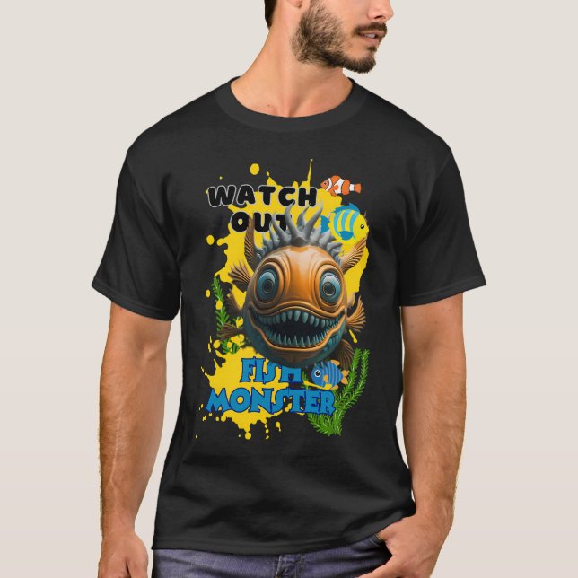 Der Anglerfisch-Monster T-Shirt (Vorderseite)