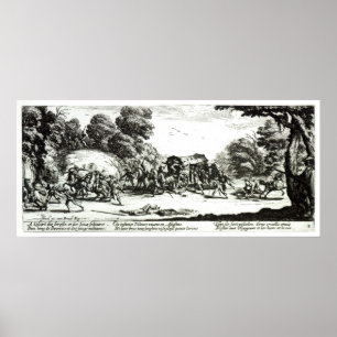 Der Angriff auf dem Stagecoach Poster