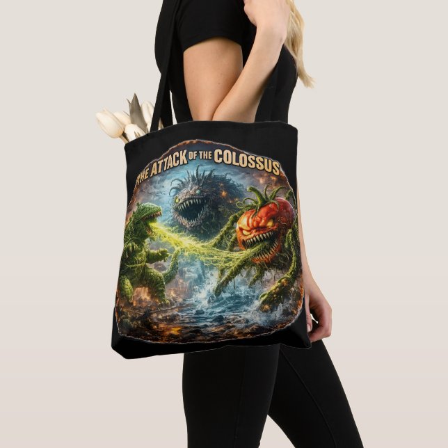 Der Angriff der Colossus-Mutantengemüse-Medium-Sha Tasche (Von Nahem)