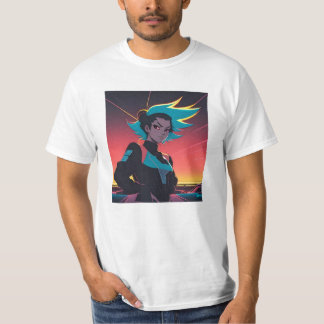 Der Anime-Charakter sieht dich mit Urteil an... T-Shirt