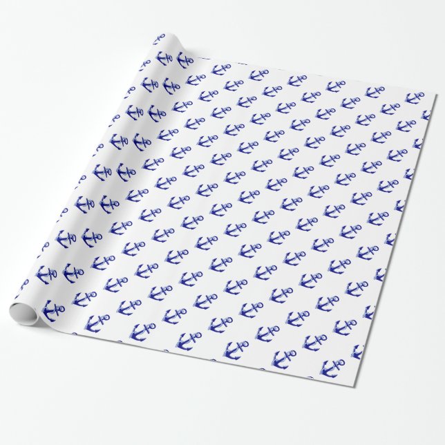 Der Anker des Schiffs Geschenkpapier (Ungerollt)