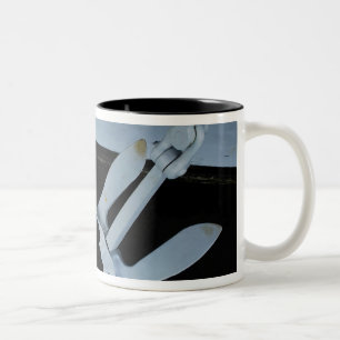 Der Anker Hafenseite Kennzeichen-II Stockless Zweifarbige Tasse
