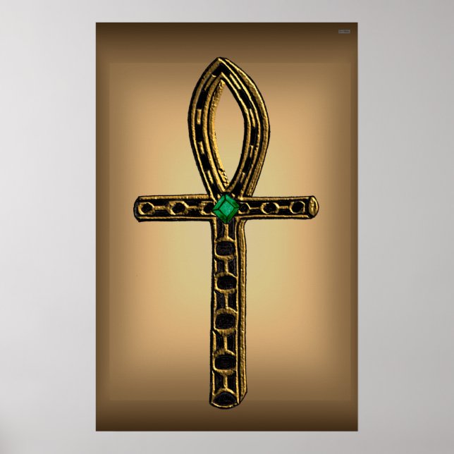 Der Ankh (Gold) Poster (Vorne)