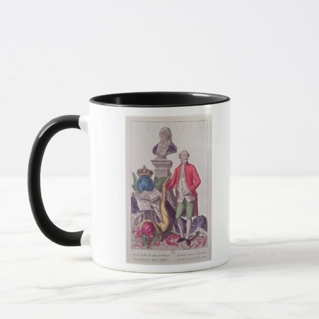 Der Anruf von Jacques Necker am 16. Juli 1789 Tasse (Links)