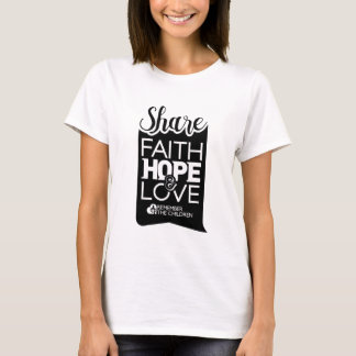Der Anteil-T-Shirt der Frauen (weiß) T-Shirt