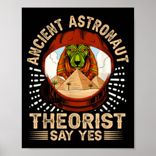 Der antike Astronauten sagt ja _ ägyptisch Poster