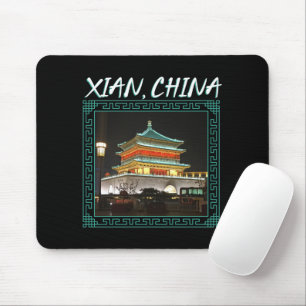 Der antike Xian-Glockenturm der China Mousepad