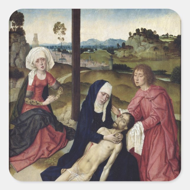 Der Antrag, c. 1455-60 Quadratischer Aufkleber (Vorderseite)