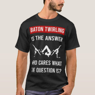 Der Antwort Stabhochsprung Drehung Stabhochspringe T-Shirt