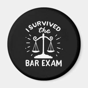 Der Anwalt überlebte die Bar-Prüfung Magnet