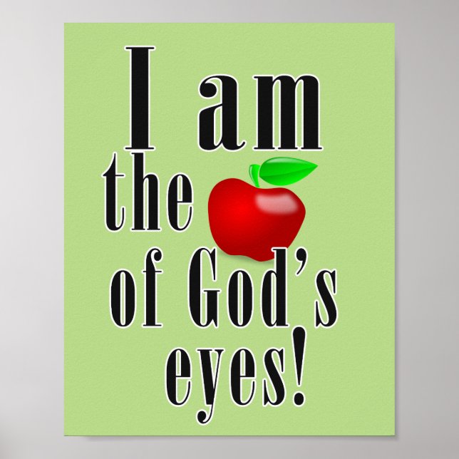 Der Apfel der Augen Gottes Poster (Vorne)