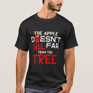 Der Apfel fällt nicht weit vom Baumapfel-Bild T-Shirt