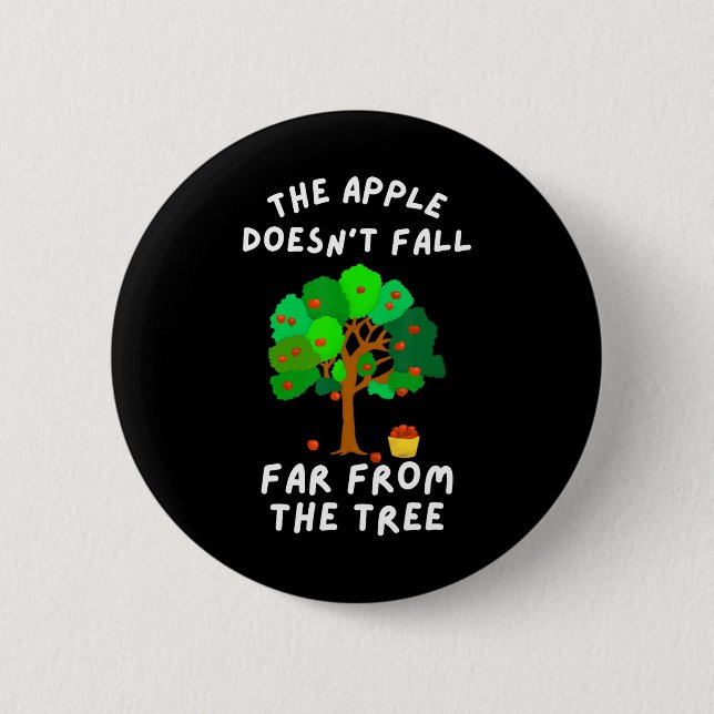 Der Apfel fällt nicht weit von der Baumfreunreihe  Button (Vorderseite)