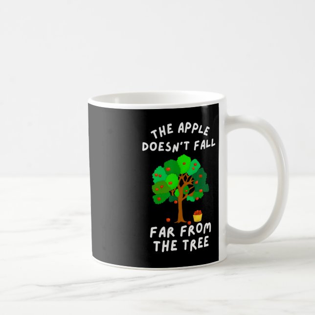 Der Apfel fällt nicht weit von der Baumfreunreihe  Kaffeetasse (Rechts)