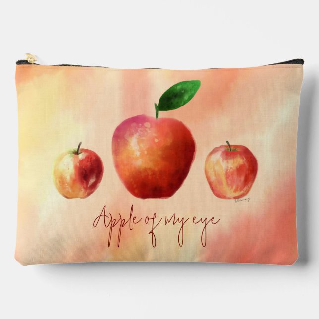 Der Apfel meines Augapucks mit großem Zubehör Zubehörtasche (Vorderseite)