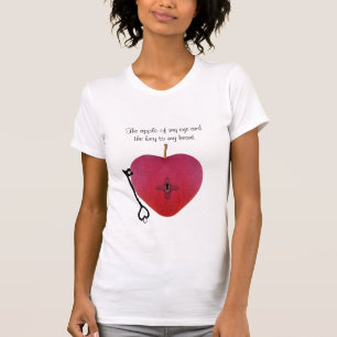 Der Apfel meines Auges und der Schlüssel zu meinem T-Shirt