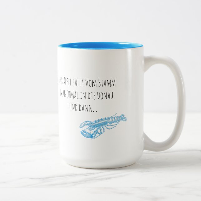 Der Apfel / Mug allemand (Droit)