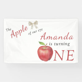 Der Apfel unserer Augen Kindergeburtstag Party Banner