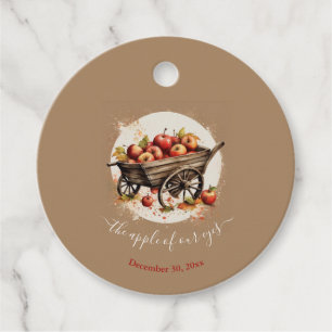 Der Apfel unserer Augenbabydusche Geschenkanhänger