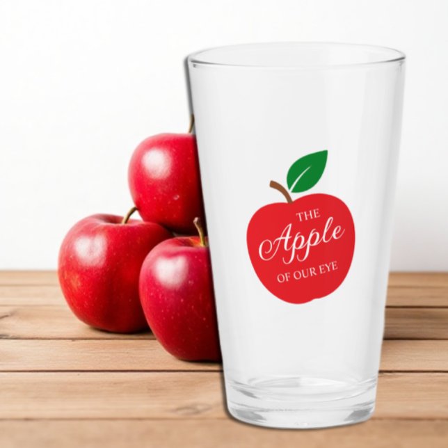 Der Apfel unserer Augenbabydusche Glas (Von Creator hochgeladen)