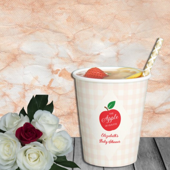 Der Apfel unserer Augenbabydusche Pappbecher (Von Creator hochgeladen)