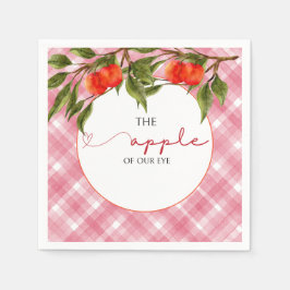Der Apfel unserer Augenbabydusche Serviette