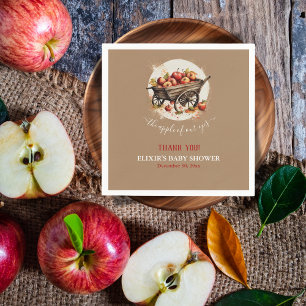 Der Apfel unserer Augenbabydusche Serviette