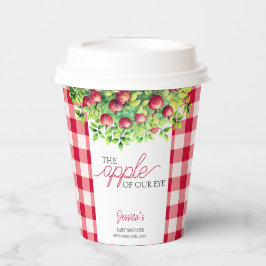 Der Apfel unserer Baby-Dusche aus dem Auge Ernteda Pappbecher