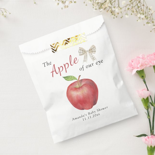 Der Apfel unserer Baby-Dusche Geschenktütchen (Versiegelt)