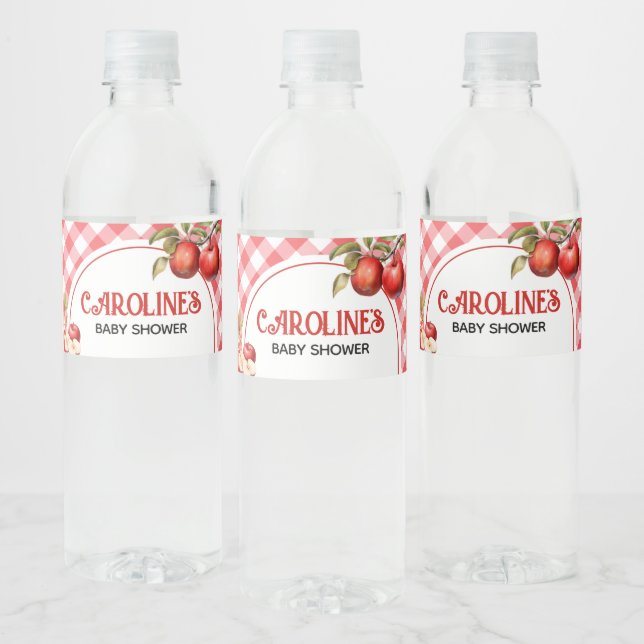 Der Apfel unserer Babydusche (Flaschen)