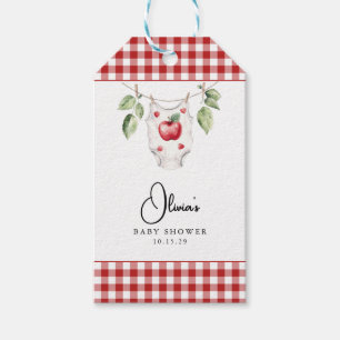 Der Apfel unserer Babydusche Geschenkanhänger