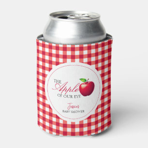 Der Apfel unserer Babydusche im Augenfall Dosenkühler
