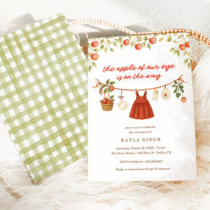 Der Apfel unserer Herbst-Herbstdusche Einladung