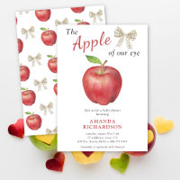 Der Apfel unserer Watercolor Baby Dusche
