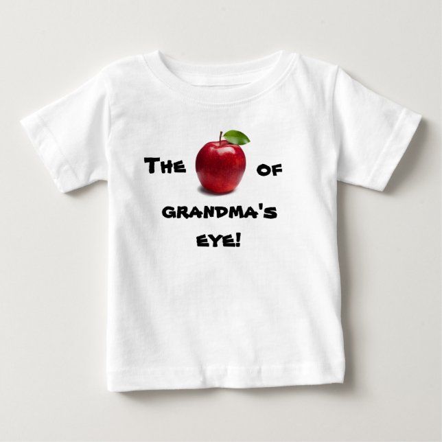 DER APFEL VON GRANDMAs OBERSEITE Baby T-shirt (Vorderseite)