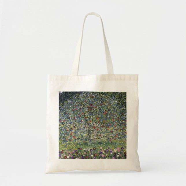 Der Apfelbaum (von Gustav Klimt) Tragetasche (Vorne)
