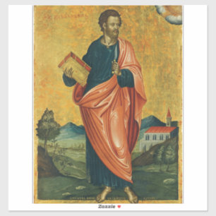 Der Apostel Bartholomäus Fine Art Aufkleber