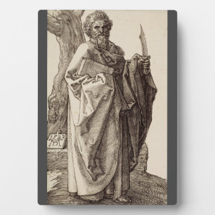Der Apostel Bartholomäus Fine Art Fotoplatte