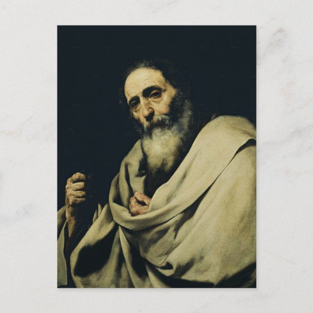 Der Apostel Bartholomäus Fine Art Postkarte (Vorderseite)