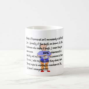Der Apotheker-Geschenk-"Rand Geisteskrankheit" Kaffeetasse