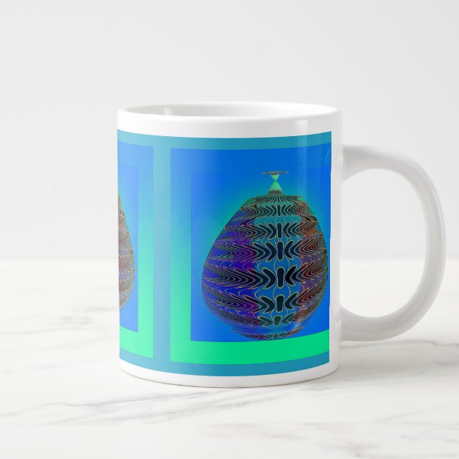 Der Apotheker Jar Blue Jumbo-Tasse (Rechts)