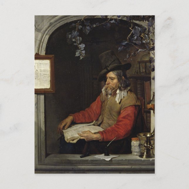 Der Apotheker oder der Chemist Postkarte (Vorderseite)