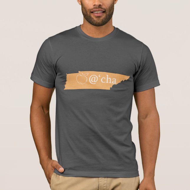 Der Appalachia-Tennessees der Männer "orange" T-Shirt (Vorderseite)