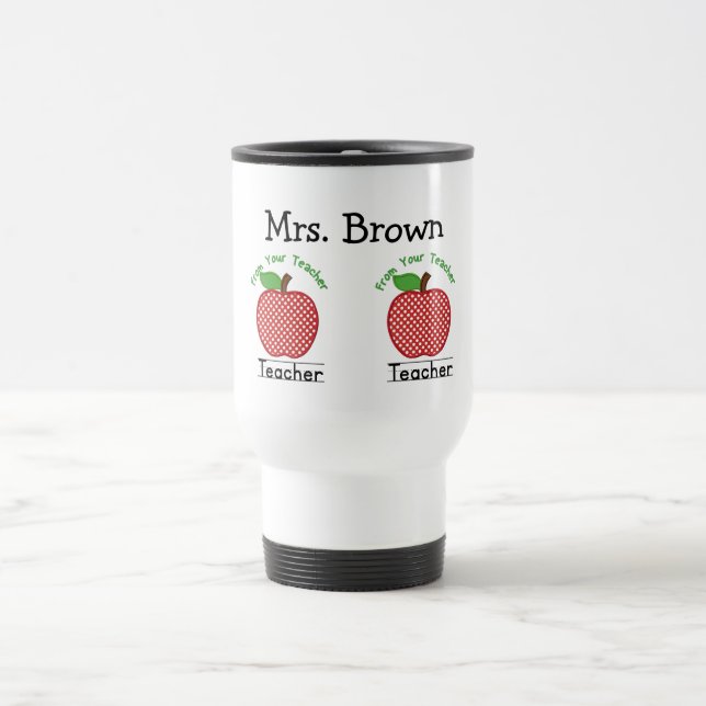 Der Apple-Reise-Tasse des kundenspezifischen Reisebecher (Mittel)