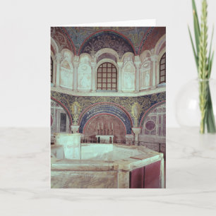 Der Apse mit dem baptismal Schriftart Karte